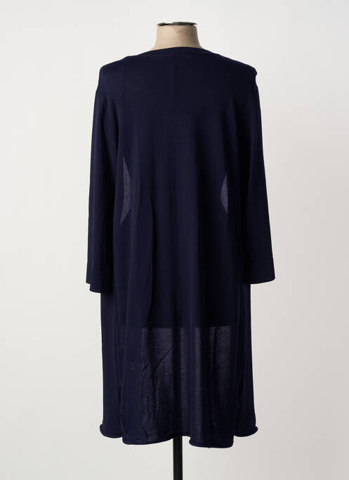 Gilet manches longues stretch bleu PAUL BRIAL femme