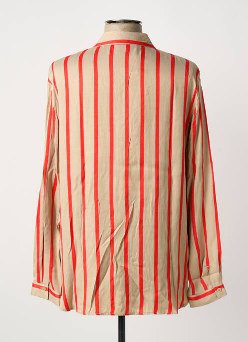 Chemisier coupe droite manches longues beige BETTY BARCLAY femme