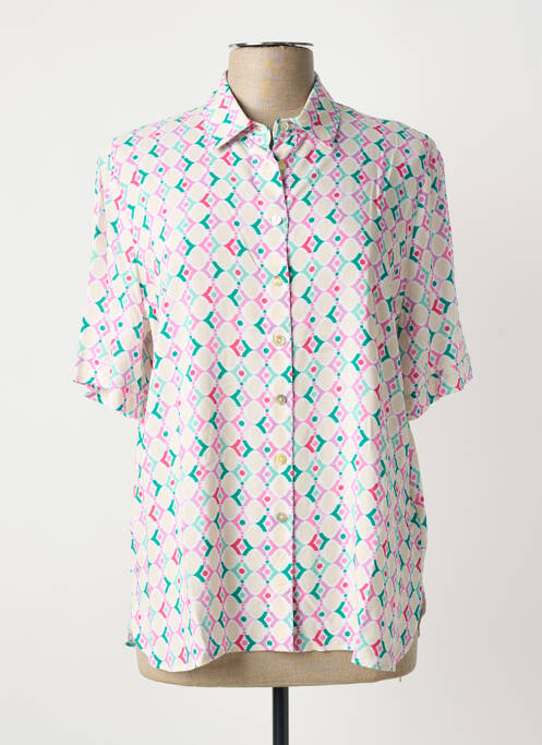 Chemisier manches courtes manches courtes blanc SOMMERMANN femme