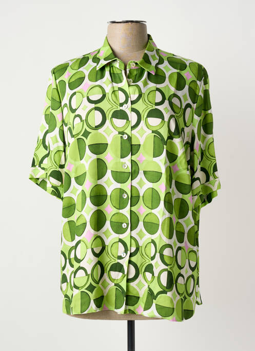 Chemisier manches courtes manches courtes vert SOMMERMANN femme