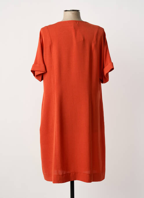 Robe mi-longue orange MARINA RIVEIRO femme