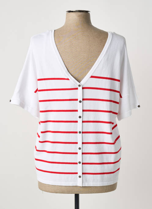 T-shirt blanc MARBLE femme