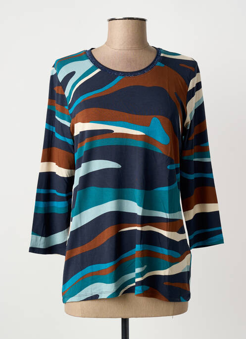 T-shirt imprimé fantaisie manches 3/4 bleu BETTY BARCLAY femme
