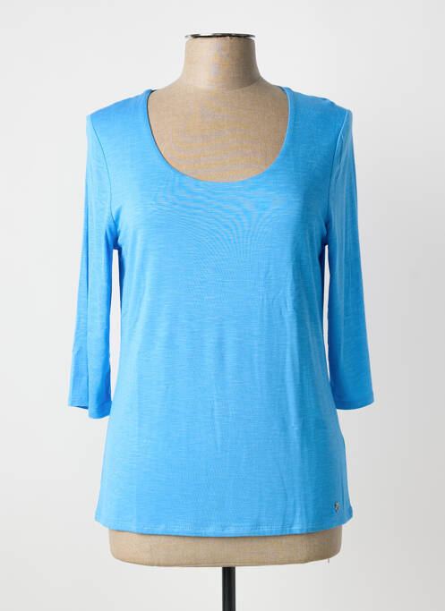 T-shirt bleu MARBLE femme