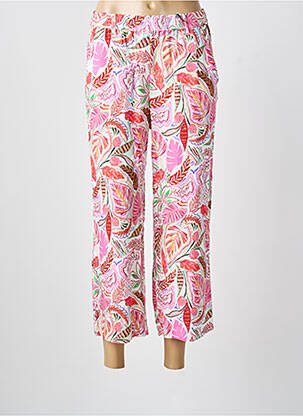 Pantalon 7/8 taille élastique taille normale rose GARDEUR femme