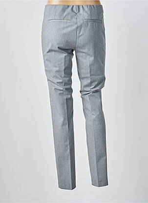 Pantalon slim taille élastique gris BRUNO SAINT HILAIRE femme