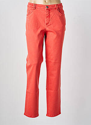 Jeans coupe slim stretch taille normale orange STARK femme