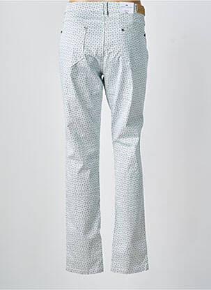 Pantalon slim tissage popeline taille normale bleu BRUNO SAINT HILAIRE femme