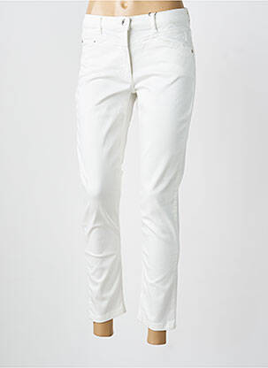 Pantalon 7/8 stretch taille normale blanc BETTY BARCLAY femme