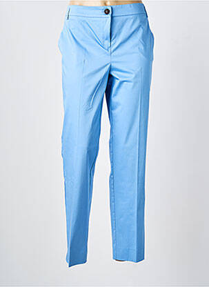 Pantalon chino tissage popeline taille normale bleu EMME M femme