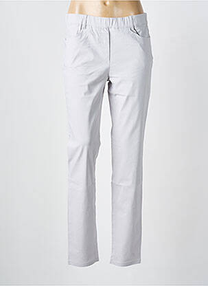 Jegging tissage popeline taille normale gris STARK femme