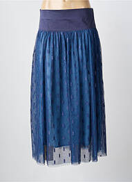 Jupe longue doublure bleu PAUL BRIAL femme
