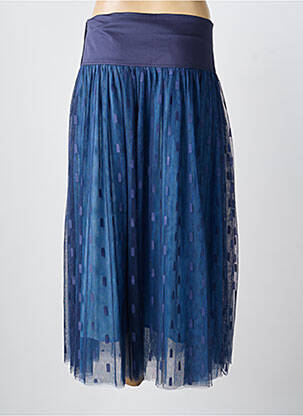 Jupe longue doublure bleu PAUL BRIAL femme