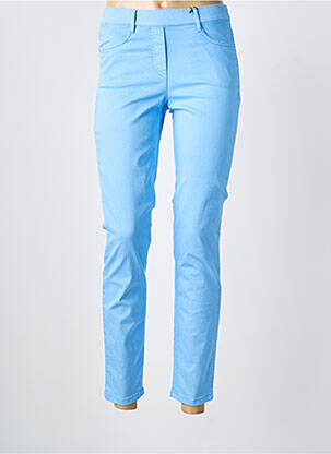 Jegging tissage popeline taille normale bleu STARK femme