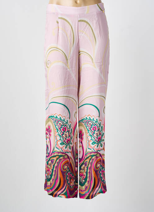 Pantalon droit rose PAUL BRIAL femme