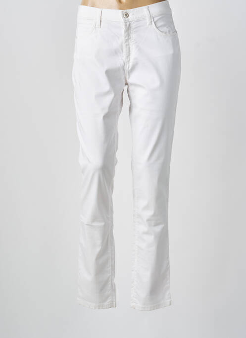 Pantalon slim blanc BRUNO SAINT HILAIRE femme