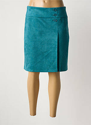 Jupe mi-longue stretch vert BETTY BARCLAY femme
