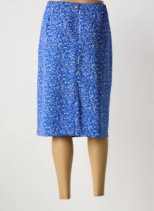 Jupe mi-longue bleu PAUL MATIS femme