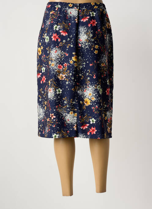 Jupe mi-longue bleu PAUL MATIS femme