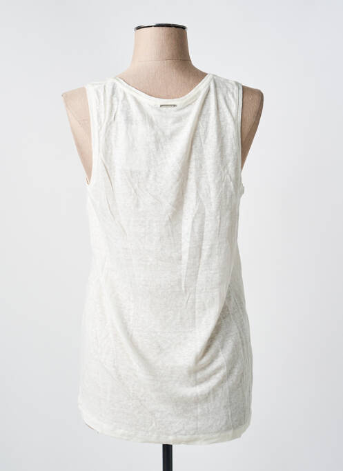 Top stretch sans manche beige ONE STEP femme