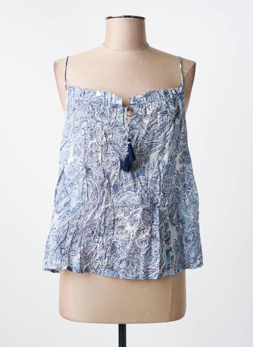 Top bleu ME-TISSE femme