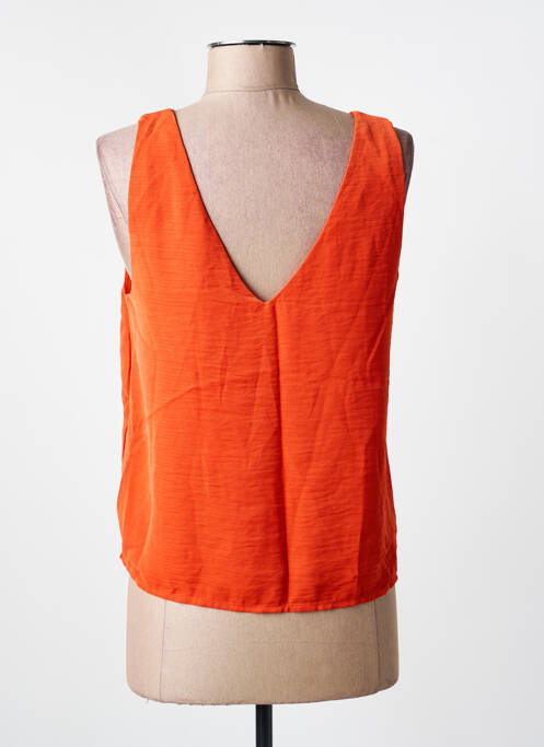 Top orange VILA femme