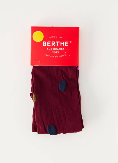 Collants violet BERTHE AUX GRANDS PIEDS femme