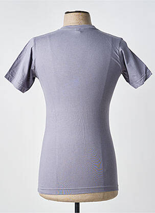 T-shirt stretch manches courtes gris MA LOCOMOTION garçon
