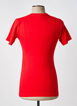 T-shirt stretch manches courtes rouge MA LOCOMOTION garçon