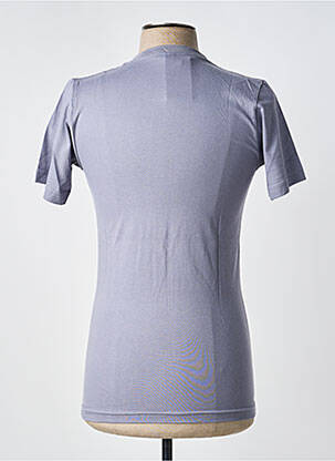 T-shirt stretch manches courtes gris MA LOCOMOTION garçon