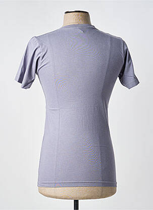 T-shirt stretch manches courtes gris MA LOCOMOTION garçon
