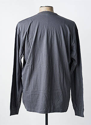 T-shirt stretch manches longues gris MA LOCOMOTION homme