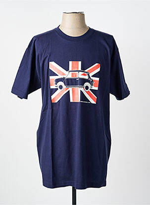 T-shirt stretch manches courtes bleu MA LOCOMOTION homme