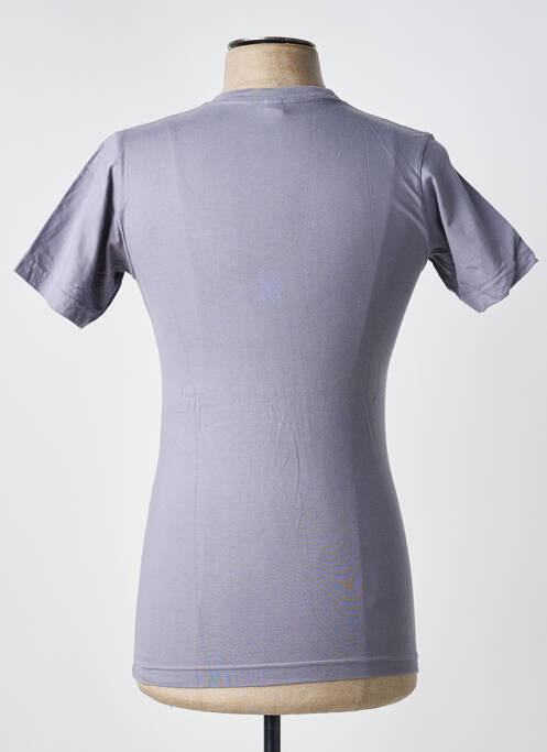 T-shirt stretch manches courtes gris MA LOCOMOTION garcon