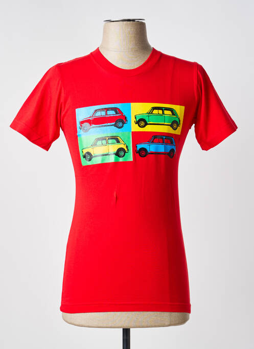 T-shirt rouge MA LOCOMOTION garçon