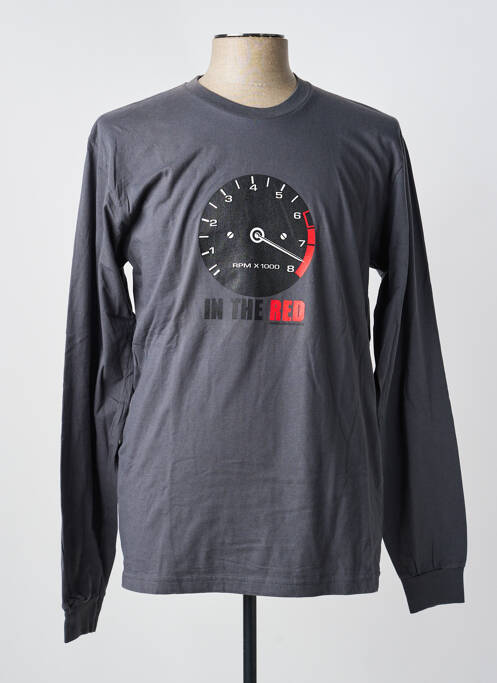 T-shirt gris MA LOCOMOTION homme