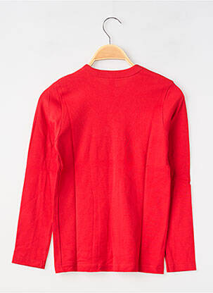 T-shirt manches longues manches longues rouge MA LOCOMOTION garçon