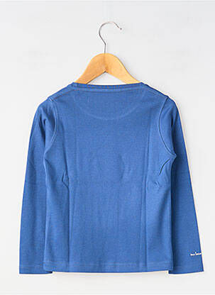 T-shirt manches longues manches longues bleu MA LOCOMOTION garçon