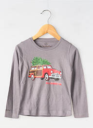 T-shirt manches longues manches longues gris MA LOCOMOTION garcon
