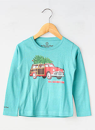 T-shirt manches longues manches longues bleu clair MA LOCOMOTION garçon