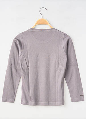 T-shirt manches longues manches longues gris MA LOCOMOTION garçon