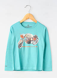 T-shirt manches longues manches longues bleu MA LOCOMOTION garcon