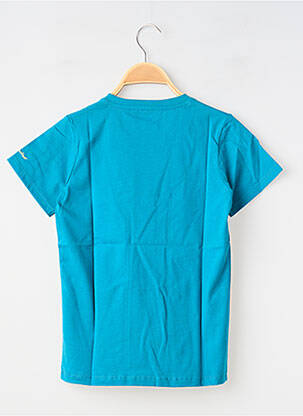 T-shirt stretch manches courtes bleu MA LOCOMOTION garçon
