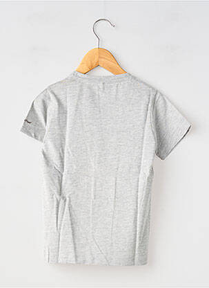 T-shirt stretch manches courtes gris MA LOCOMOTION garçon