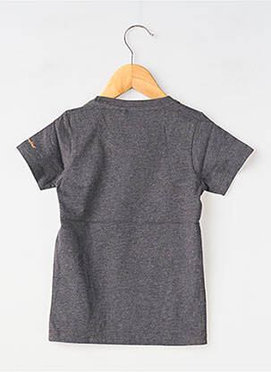 T-shirt stretch manches courtes gris MA LOCOMOTION garçon