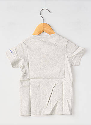 T-shirt stretch manches courtes gris MA LOCOMOTION garçon