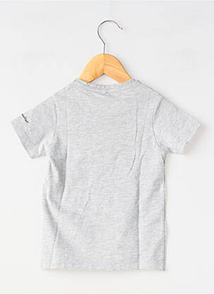 T-shirt stretch manches courtes gris MA LOCOMOTION garçon