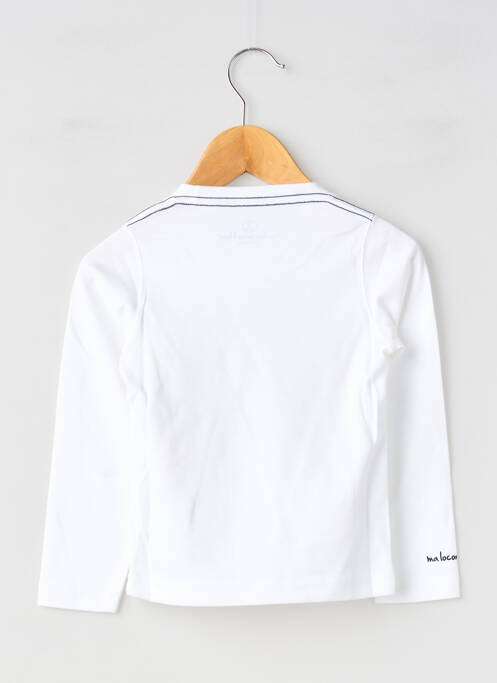 T-shirt blanc MA LOCOMOTION garçon