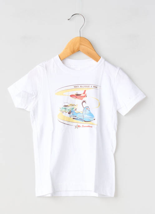 T-shirt blanc MA LOCOMOTION garçon