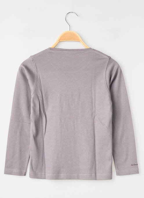 T-shirt gris MA LOCOMOTION garçon